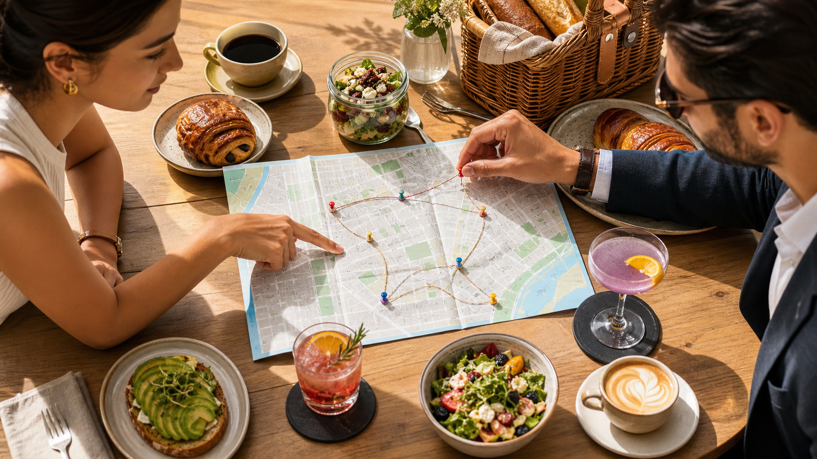 Eat-and-Soak Food Map: Brunch, Picnics, and Late-Night Drinks by Walk Time